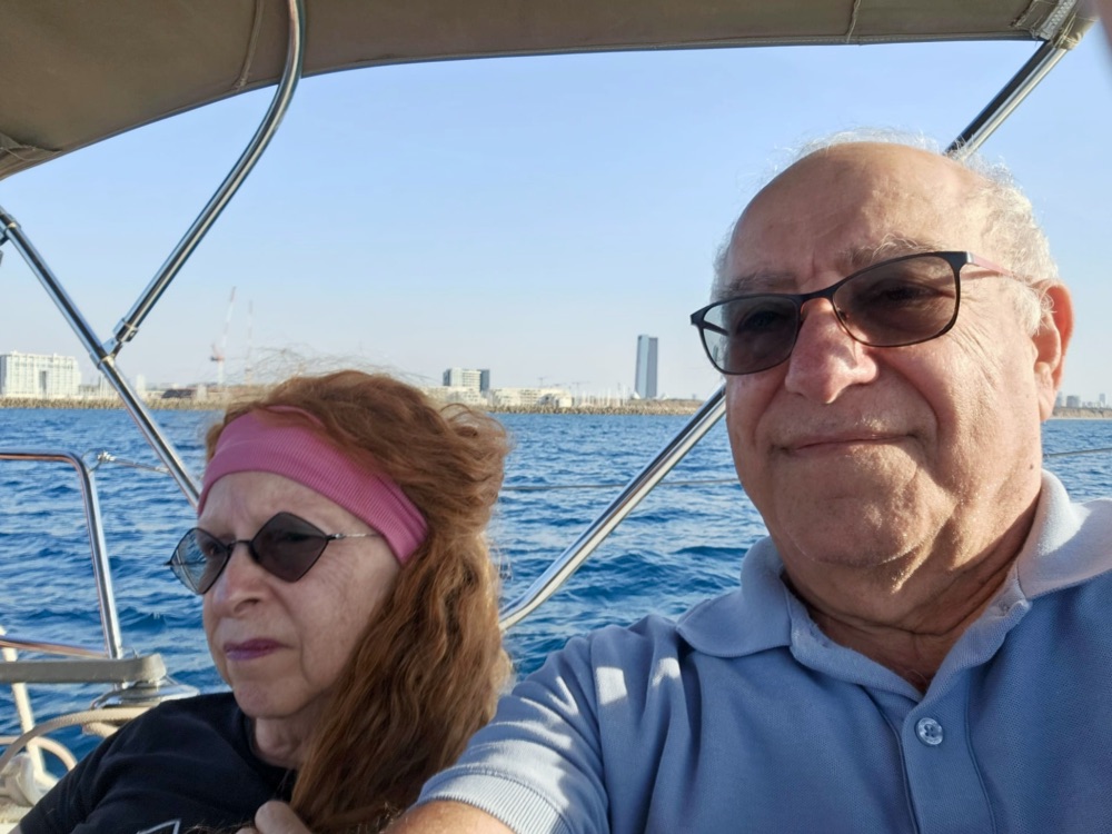 Edmond and Belle on a sailing trip — your companions for this adventure